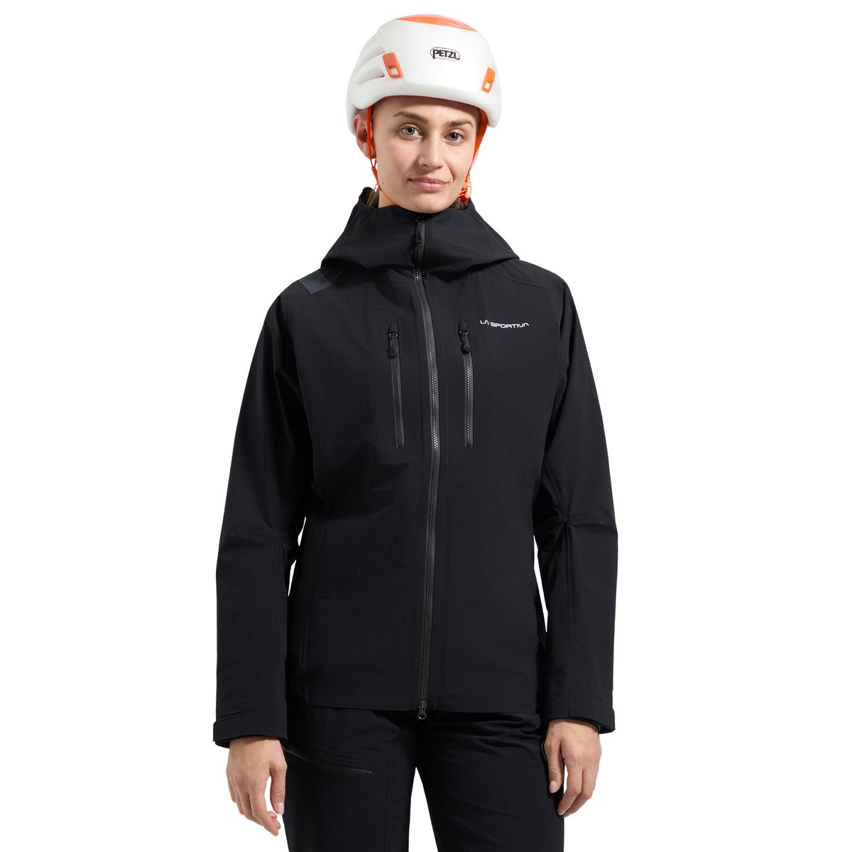 La Sportiva Helixir Shell Jacket Women black/chalk (K00W04) XL ZAMJ082K00W04XL