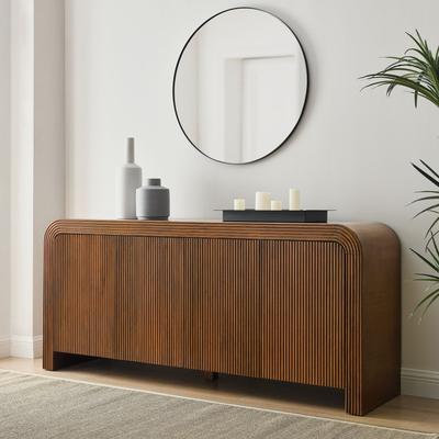 "Waterflute 70"" Fluted Sideboard Cabinet by Modway"