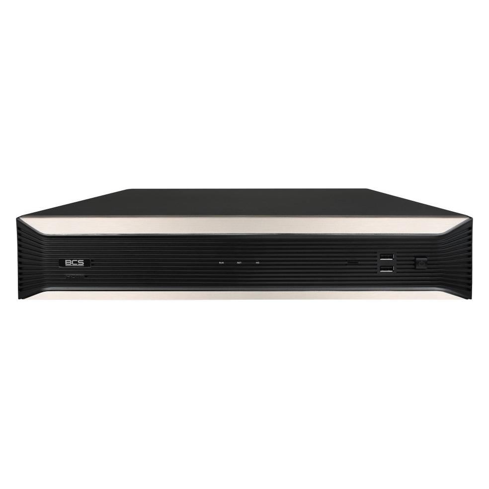 BCS BCS-P-NVR6408-A-4K(4) 64-Kanal IP-Recorder mit 8 Festplatten und HDMI 4K (Netzwerk Videorecorder (NVR)) (BCS-P-NVR6408-A-4K(4))