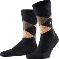 BURLINGTON Preston Herren Socken, Größe 40 in Schwarz Schwarz