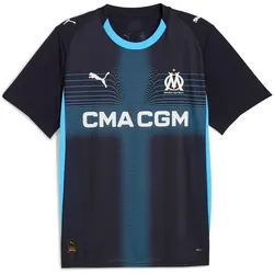 PUMA Olympique Marseille Auswärtstrikot 2025/26 Herren 02 - new navy/luminous blue S