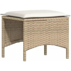 vidaXL, Gartenlounge, Gatenar (5 Sitzplätze + 2x Ecke + 2x Hocker + Tisch)