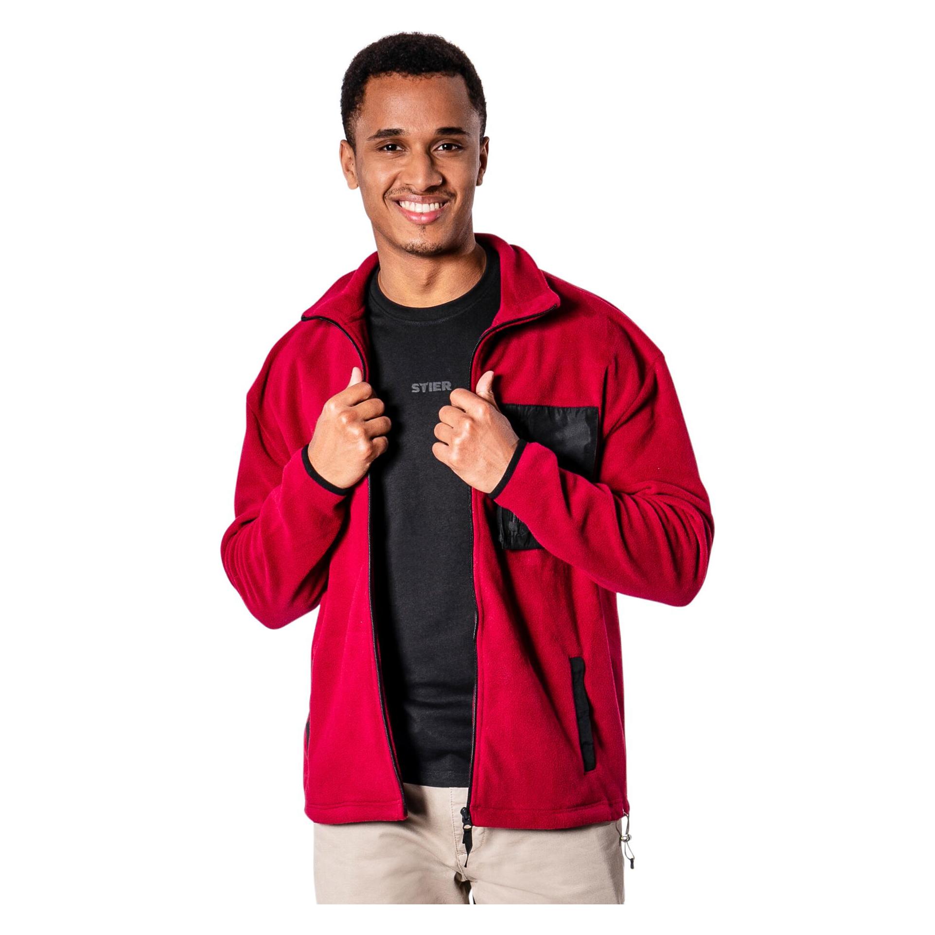 Stier Zip Fleece XL Deep Red (XL) (78735368)