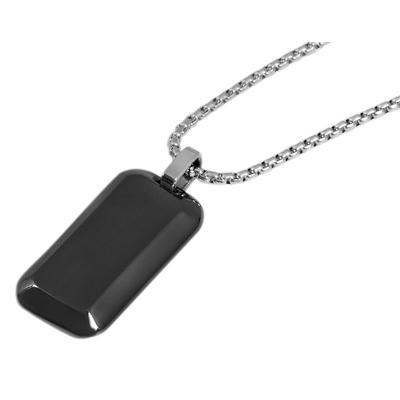 Kette ohne Anhänger ADELIA´S "Halskette mit Anhänger – aus Edelstahl", schwarz (silber), Halsketten, Damen, 61cm, Edelstahl, Geschenkidee: zeitlos und vielseitig