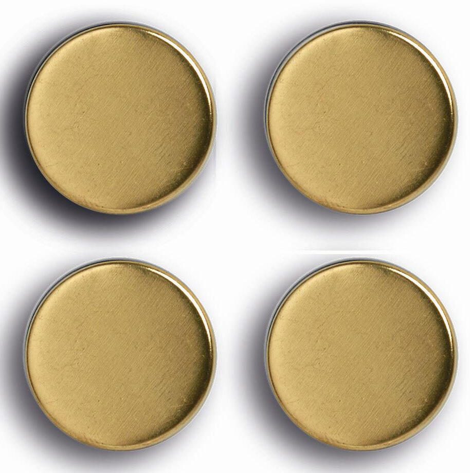 Zeller Magnete Ø 2,3 x 0,9 gold 11234
