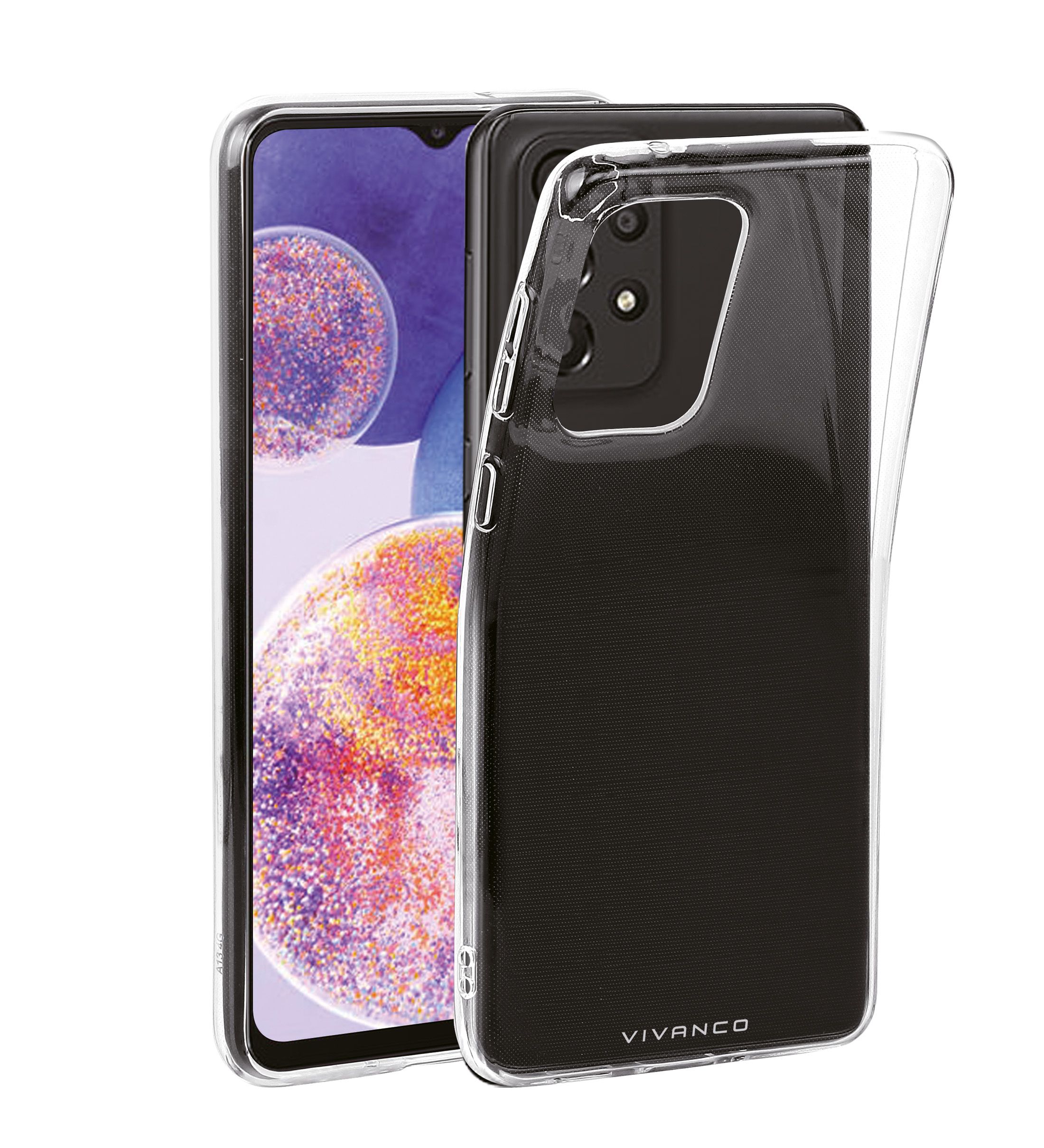 Vivanco Cover für Samsung Galaxy A23 Super Slim (Transparent) 63265