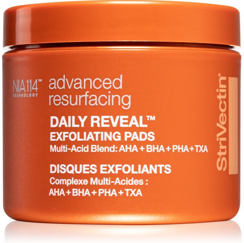 StriVectin Advanced Resurfacing Daily Reveal Exfoliating Pads Peeling-Polsterchen strafft die Haut und verfeinert Poren 60 St.