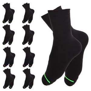 Footstar Socken Neon Glow, schwarz, 8 Paar, Midi Socken, Baumwolle, Größe 43 - 46