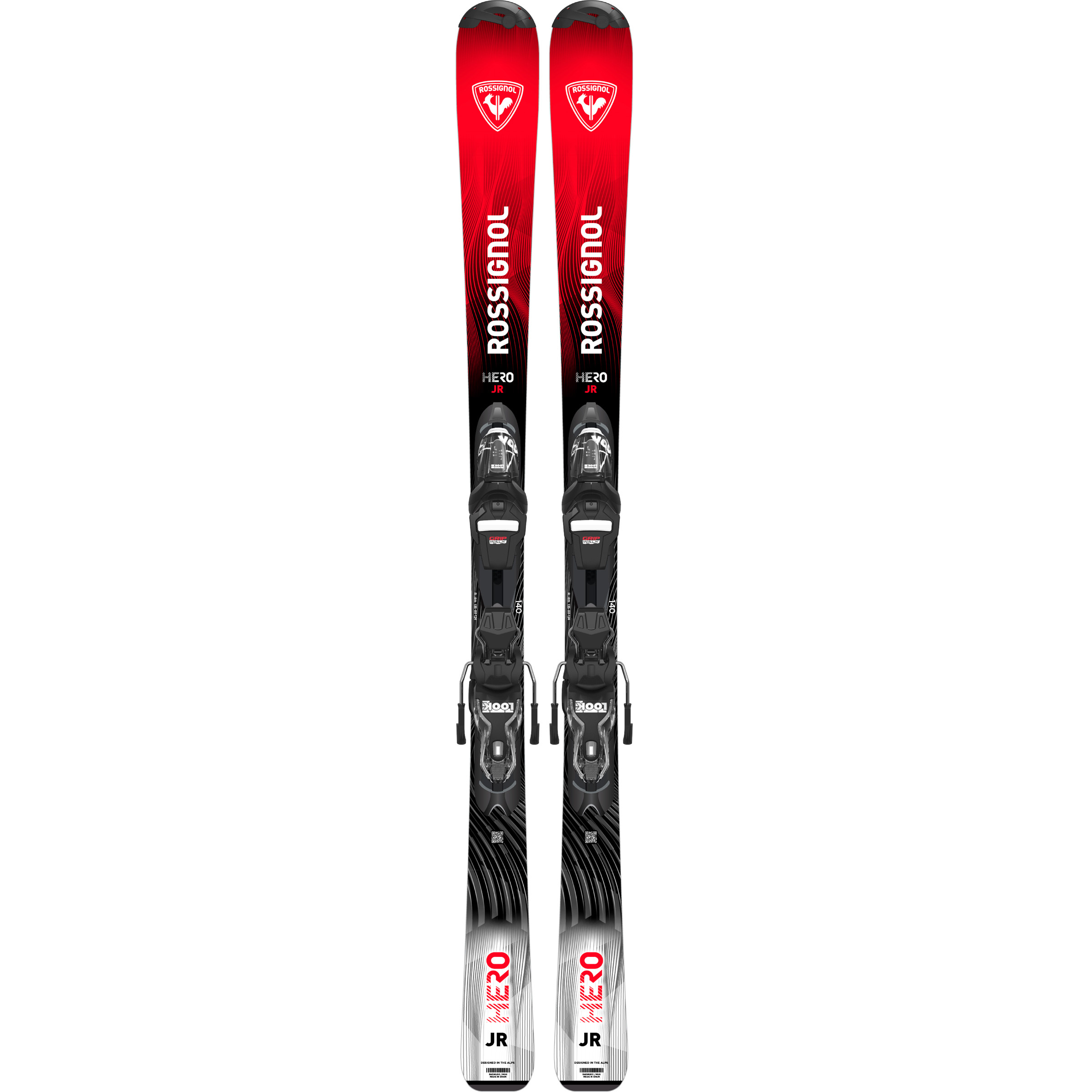 Rossignol Hero JR XPJR7 Alpinski 26/27 Kinder Alpinski weiss Größe 150CM Skifahren