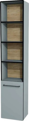 Devo Hängehochschrank halboffen mit 1 Tür Sonus 2.0 links BxHxT 38 x 186 x 30 cm fjord