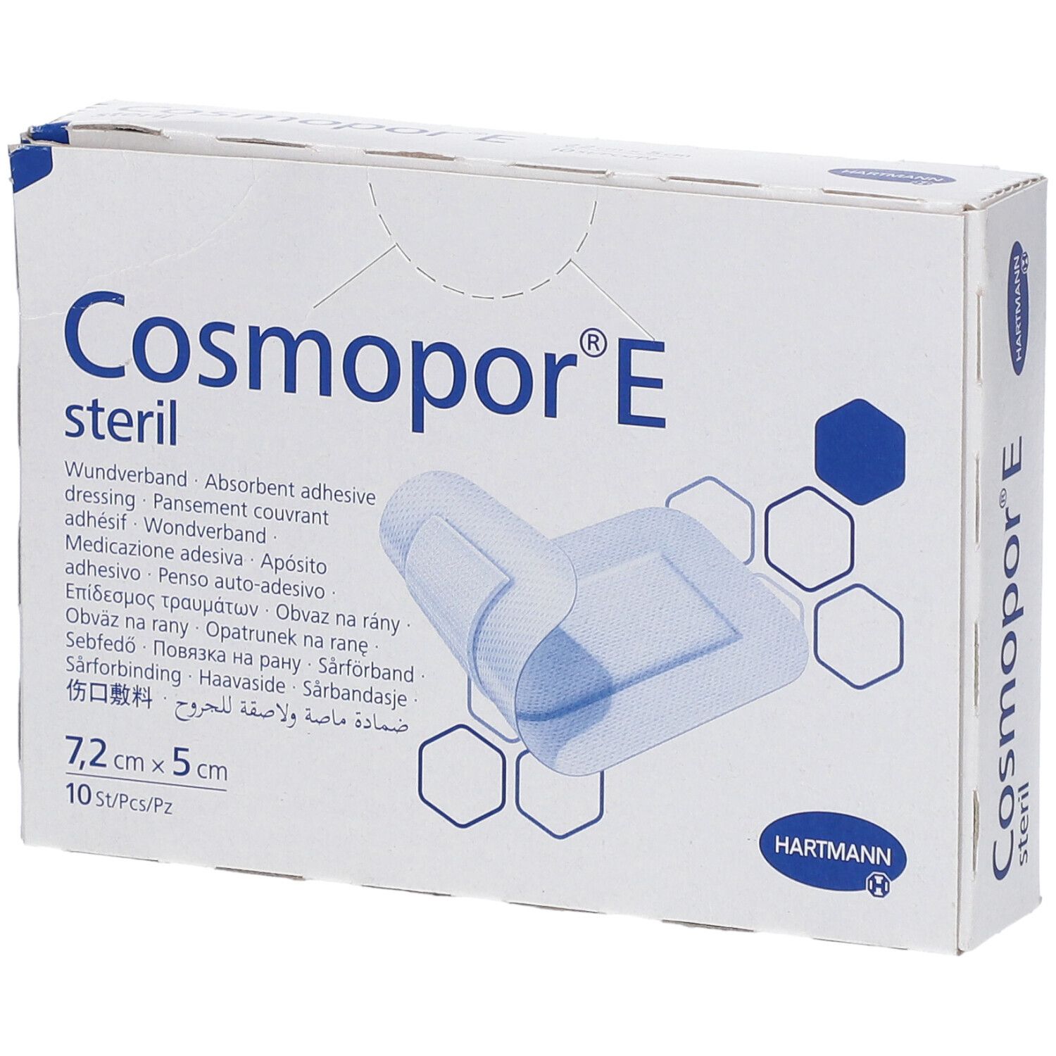 Cosmopor E steril Wundverband 5x7,2 cm 10 St Pflaster