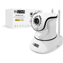 INSTAR IN-8815 4K steuerbare Innenkamera / Überwachungskamera mit LAN / WLAN und PoE, Weiß
