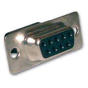 Intronics 9 pole D-Sub Connector Female for Crimp contacts (DFCR09)