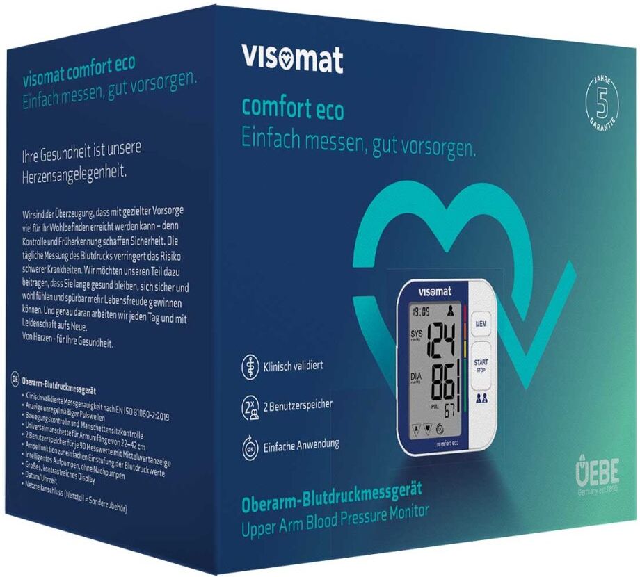 Visomat comfort eco Oberarm Blutdruckmessgerät 1stk