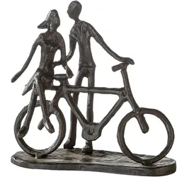 Casablanca by Gilde, Deko Figuren + Skulpturen, Pair on Bike