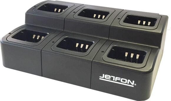 Jetfon - Chargeur 6 alvéoles pour Kenwood Chargez simultanément 6 talkie-walkies Kenwood ou leurs batteries.