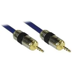 Kindermann Audio-Kabel 10m Klinke 5766000110 Pro 3,5mm Stereo Stecker/Stecker (10 m), Audiokabel