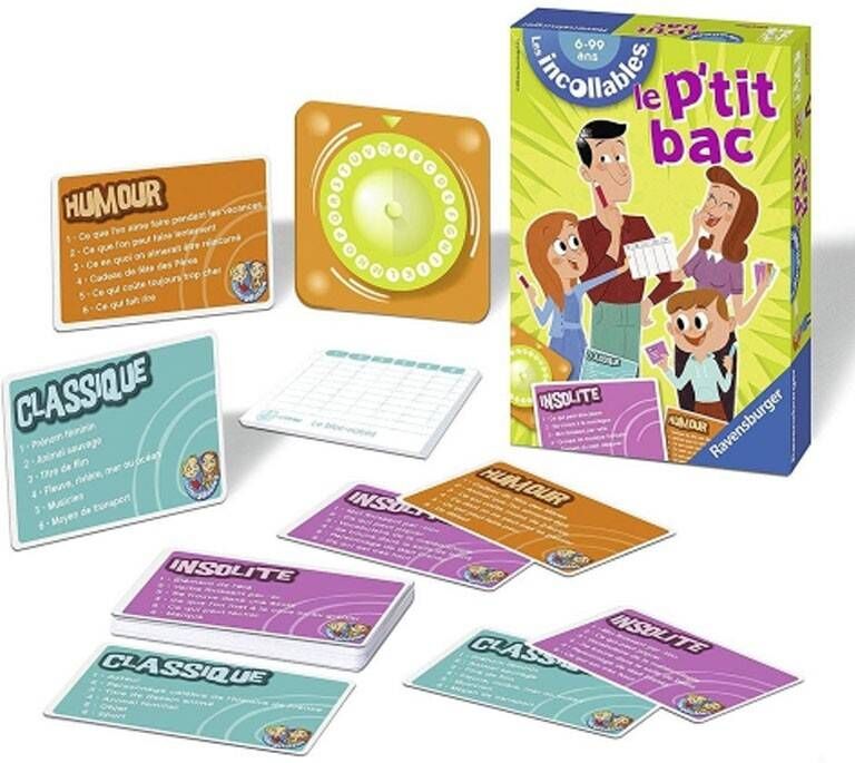 Ravensburger Le P'tit bac des incollables