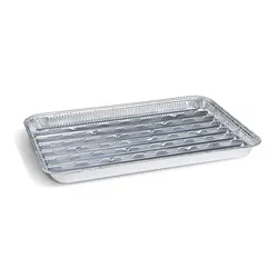 Grillpfanne (ALU) eckig 34 x 22 cm – 5 Stück