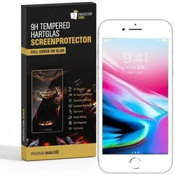 3x 9H Hartglasfolie für iPhone 8 FULL COVER 3D Panzerfolie Displayschutzfolie WS