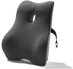Inspired Living ComfortCurve Office & Car Lumbar Support Pillow gray