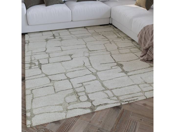 Wollteppich WECON HOME Hamptons TWELVE , beige (creme weiß), B:140cm H:10mm L:200cm, Schurwolle, Teppiche, Wollteppich, Läufer, Schurwolle, Kurzflor, Wohnzimmer, elegant, geometrisch