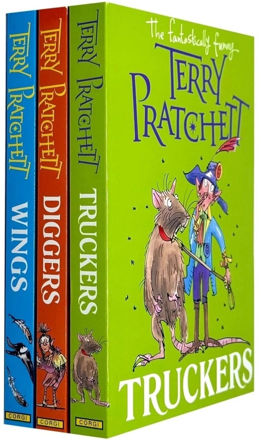 Corgi The Bromeliad Trilogy by Terry Pratchett - Truckers, Diggers, Wings - 3 Books Collection Set - Paperback - Ages 9-11 - Fantasy Fiction