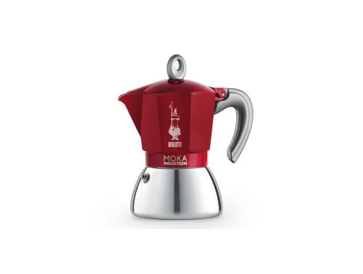 Mokkakanne Bialetti Moka Induction Red 6 cups