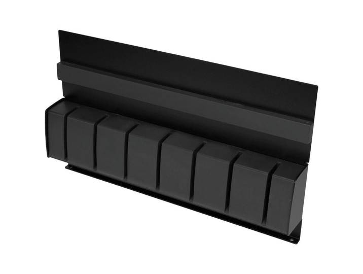 HKT Messerleiste, Schwarz, Metall, 35x20x4.5 cm, Kochgeschirr, Küchenmesser, Messerblöcke