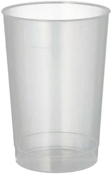Plastglas Ã¥teranvÃ¤ndbara 20cl 40/fp