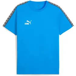 PUMA teamKING T-Shirt Herren 02 - electro royal/puma white/puma black M