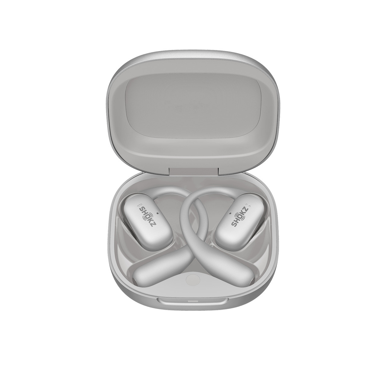 Shokz OpenFit 2+ In-ear oordopjes Bluetooth Grijs