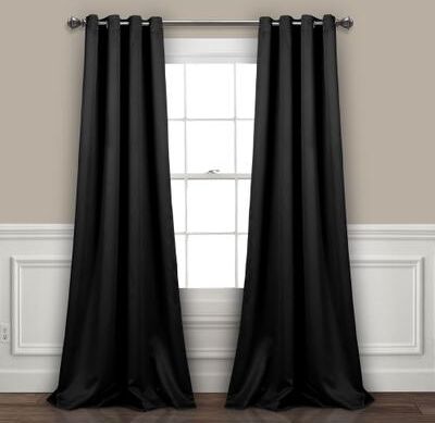 Lush Decor Insulated Grommet Blackout Curtain Panel Pair