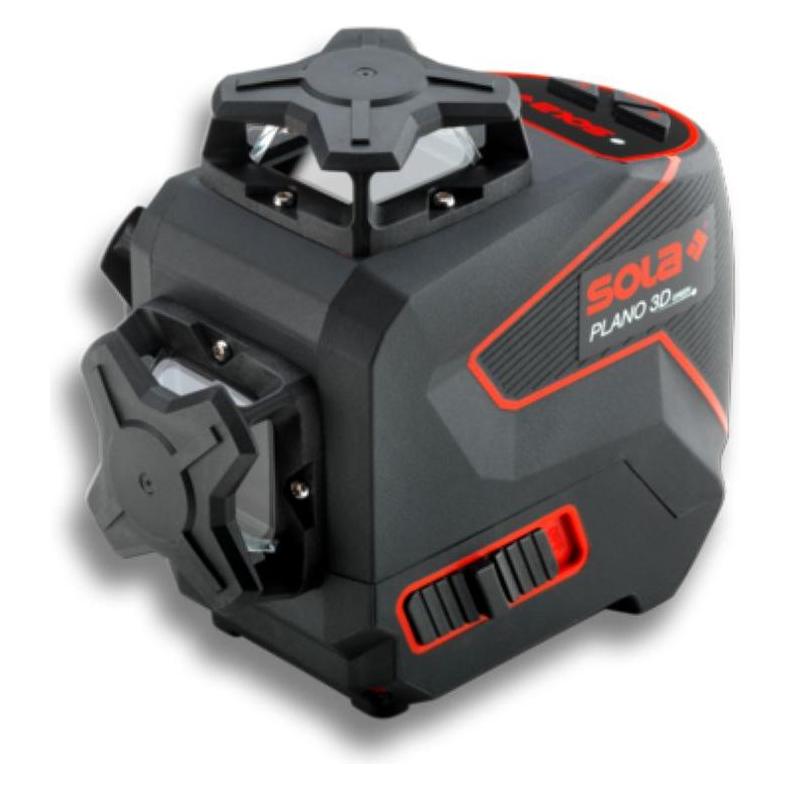 Sola Linienlaser PLANO 3D green Professional 71017201 Koffer Profiset 360° Akku (Kreuzlinienlaser) (SO71017201)