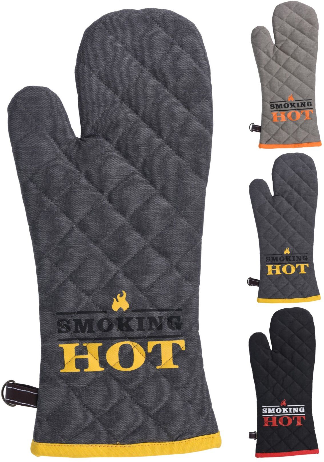 Guanto barbecue Bbq A35832000 SMOKING HOT Assortito