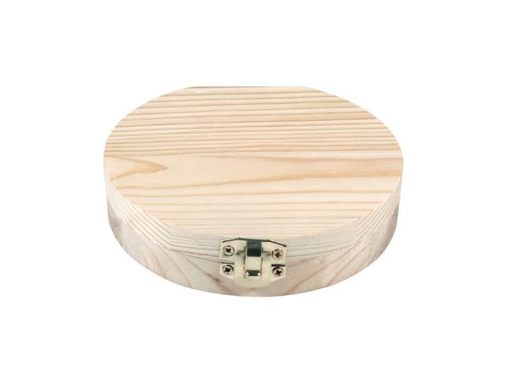 Rayher Holzbox für Milchzähne ⌀ 12 × 2.7 cm