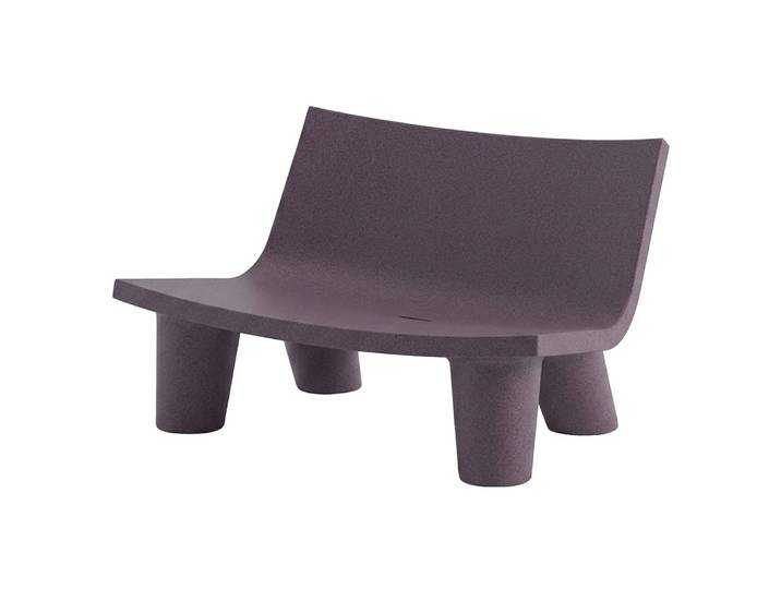 SLIDE canapé d'extérieur LOW LITA LOVE (Iris violet - Polyéthylène)