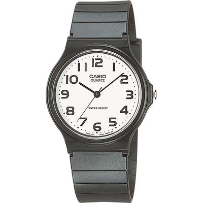 Quarzuhr, schwarz (weiß, schwarz), CASIO TIMELESS COLLECTION, Armbanduhren, Kinder, Quarzuhr, Armbanduhr, Damenuhr, Jugendliche, Resinarmband