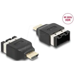DELOCK 65963 - HDMI Automotive Adapter, HDMI-E Buchse zu HDMI-A Stecker