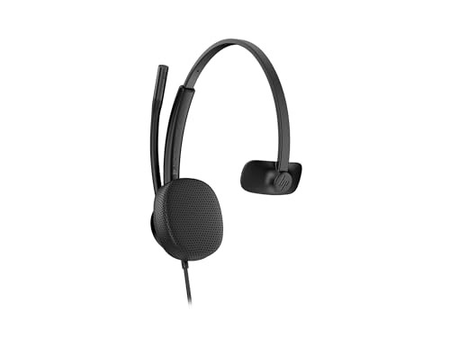 HP Poly Mission 415 Mono USB Bedrade Headset met Actieve Ruisonderdrukking - Zwart