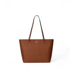 Lauren Ralph Lauren für Damen. 431924351002 Karly mittelgroße braune Crossbody-Tasche aus Leder (OSFA), Lässig