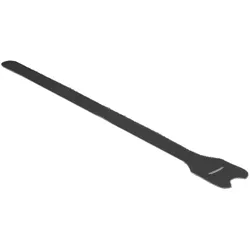 DELOCK Kabelbinder Klettverschluss 300mm 10Stk schwarz