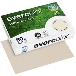 Clairefontaine Recyclingpapier Evercolor DIN A4 80 g/m2 chamois