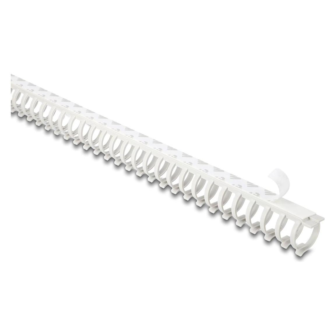 Delock Kabelkanal Flexibel selbstklebend schraubbar 25 x 26 (Kabelkanal, 50 cm) (22072)