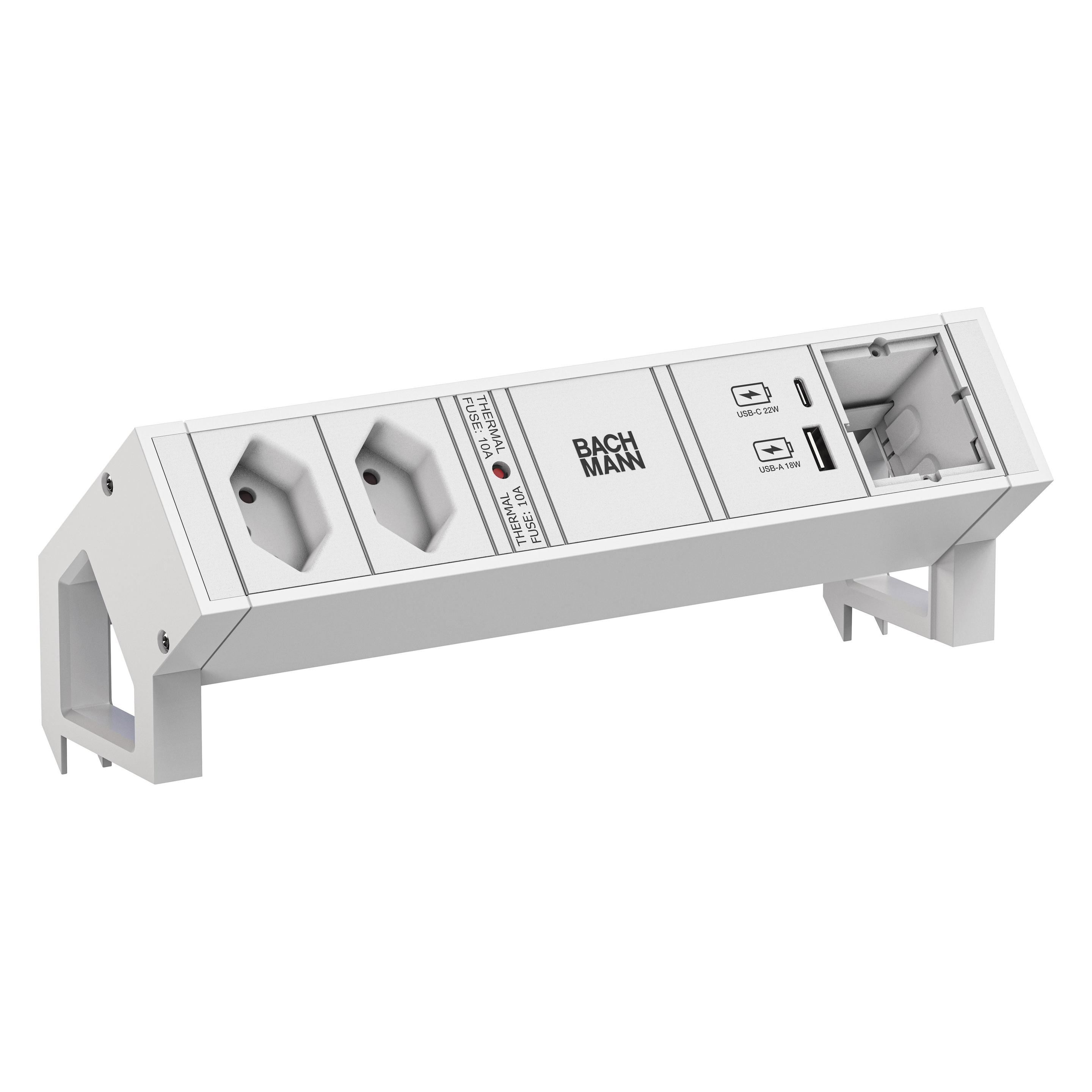Bachmann BACH Steckdosenleiste (2x, Typ 13) (902.3223)