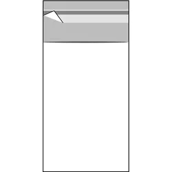 100 Klappenbeutel, wiederverschließbar, OPP-Folie, transparent 40 x 60 mm