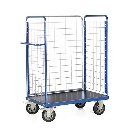 Bako Logistiksysteme Paketwagen F600 mit 3 Gitterwänden 1500mm hoch 850x500mm