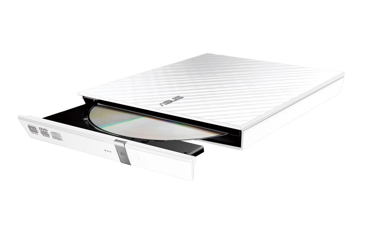 Asus SDRW-08D2S-U Lite externer Slim DVD Brenner 90-DQ0436-UA221KZ