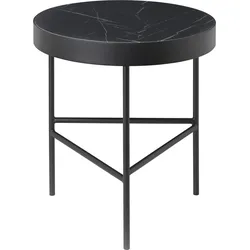 Marble Kaffeetisch klein schwarz
