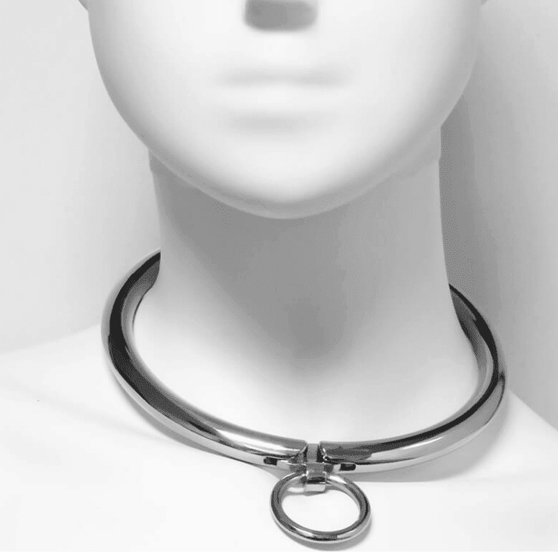 METAL HARD collier fermeture combinée 10,5 cm